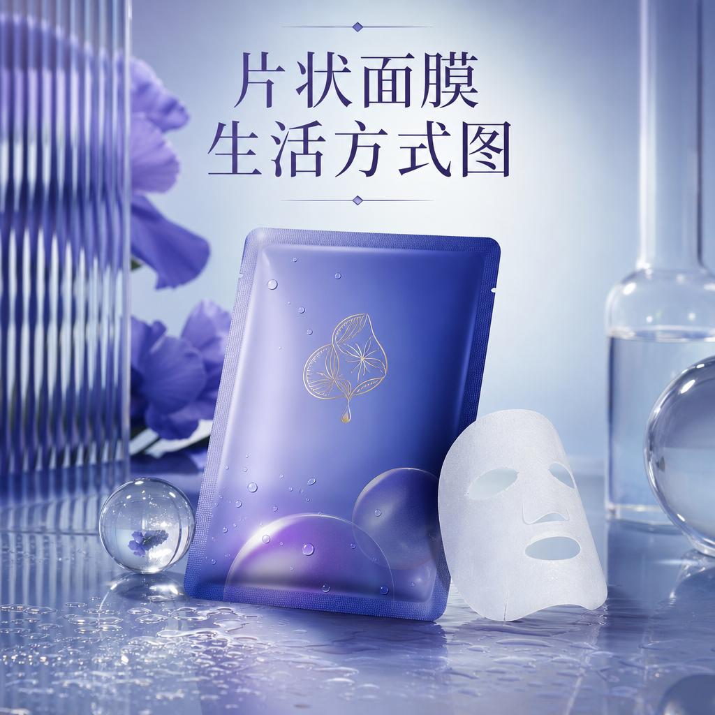 片状面膜生活方式图 - 美妆护肤
