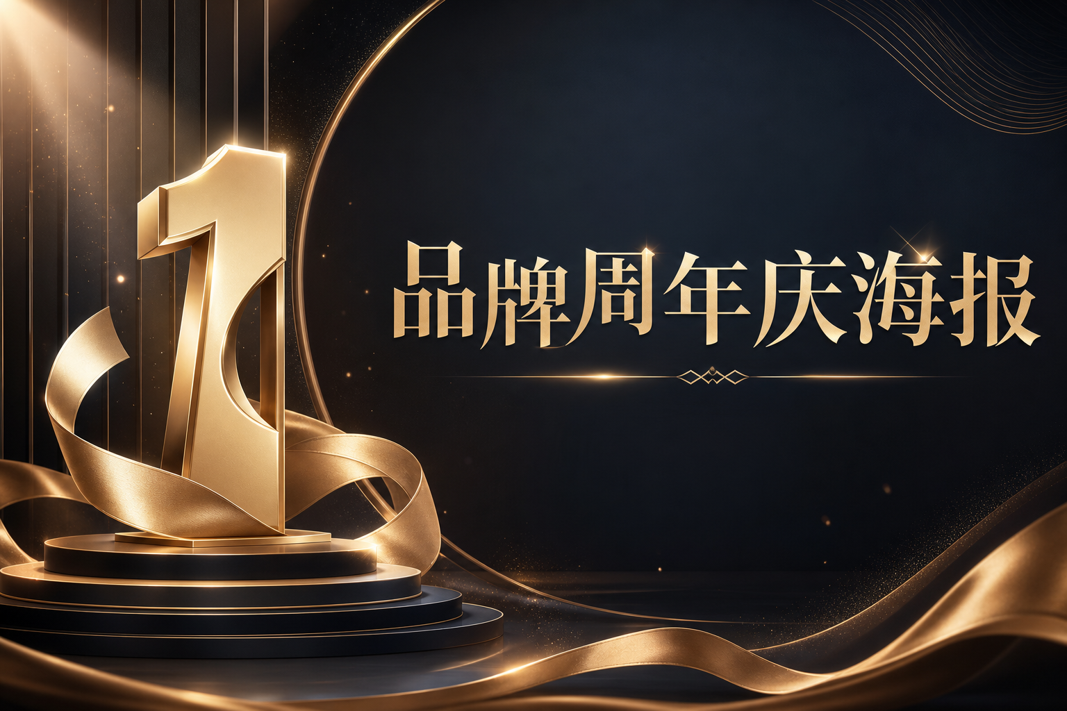 品牌周年庆海报 - 活动海报