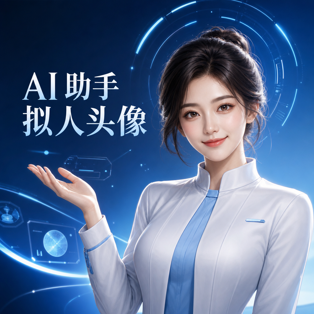 AI 助手拟人头像 - IP 角色头像