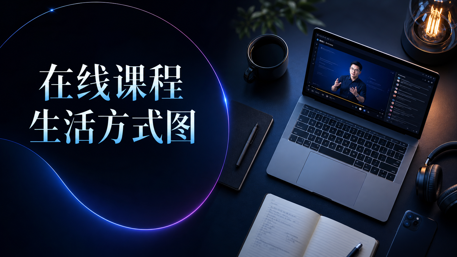 在线课程生活方式图 - 活动海报