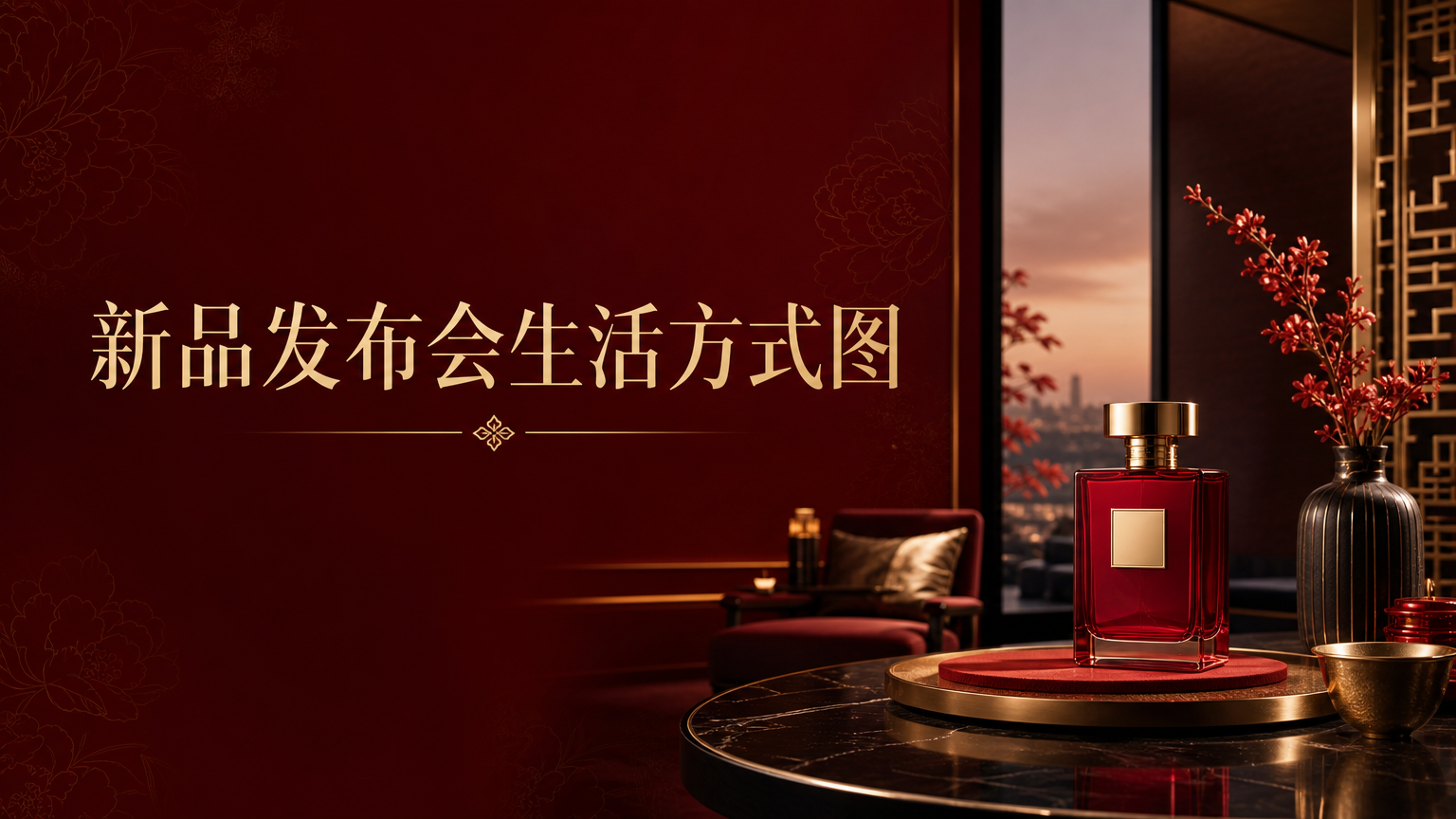 新品发布会生活方式图 - 活动海报