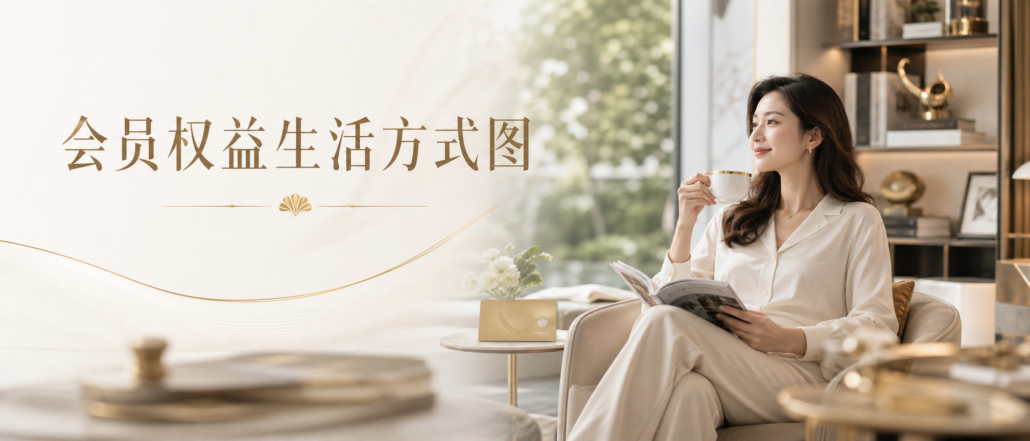 会员权益生活方式图 - 活动海报