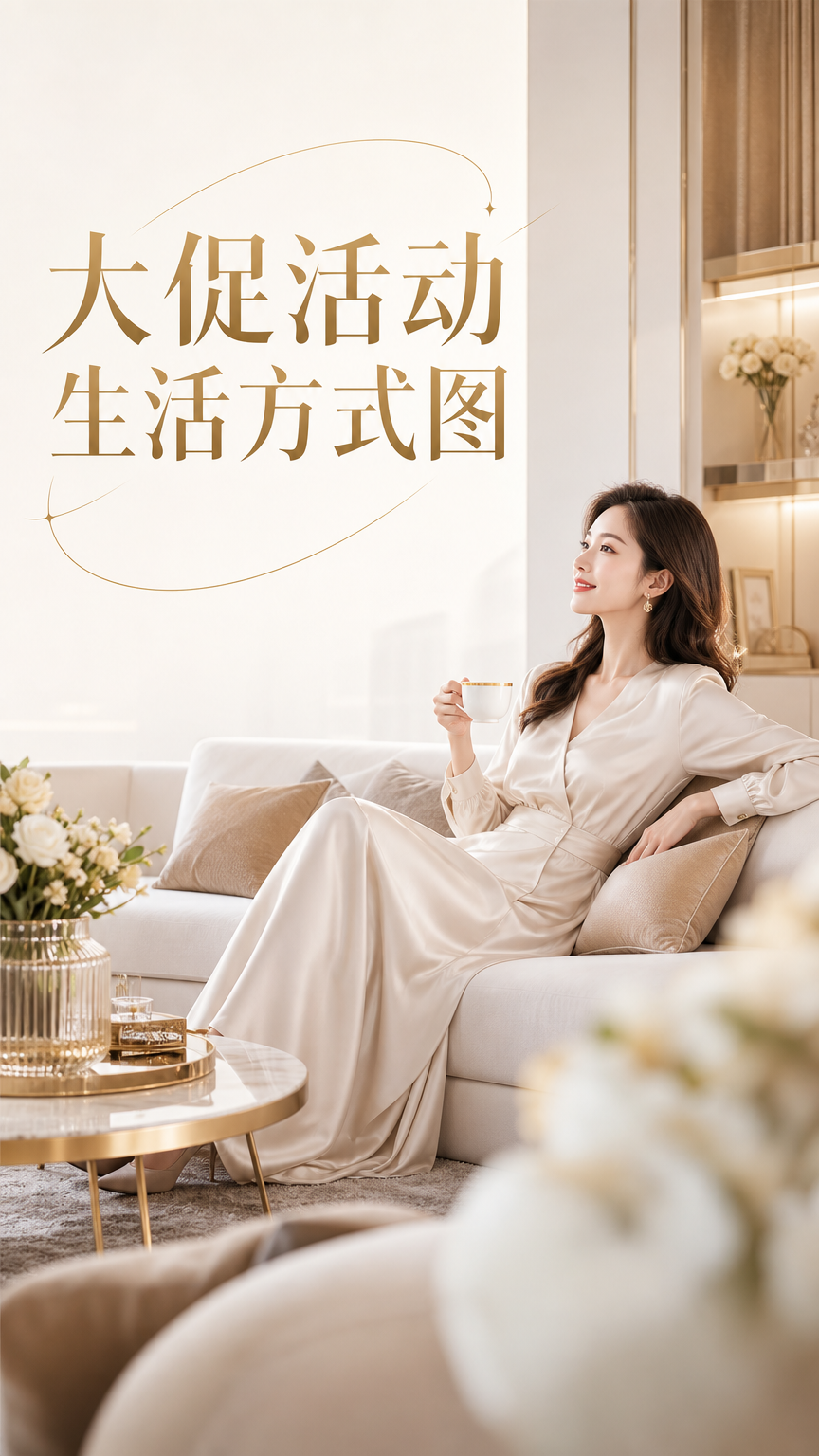 大促活动生活方式图 - 活动海报