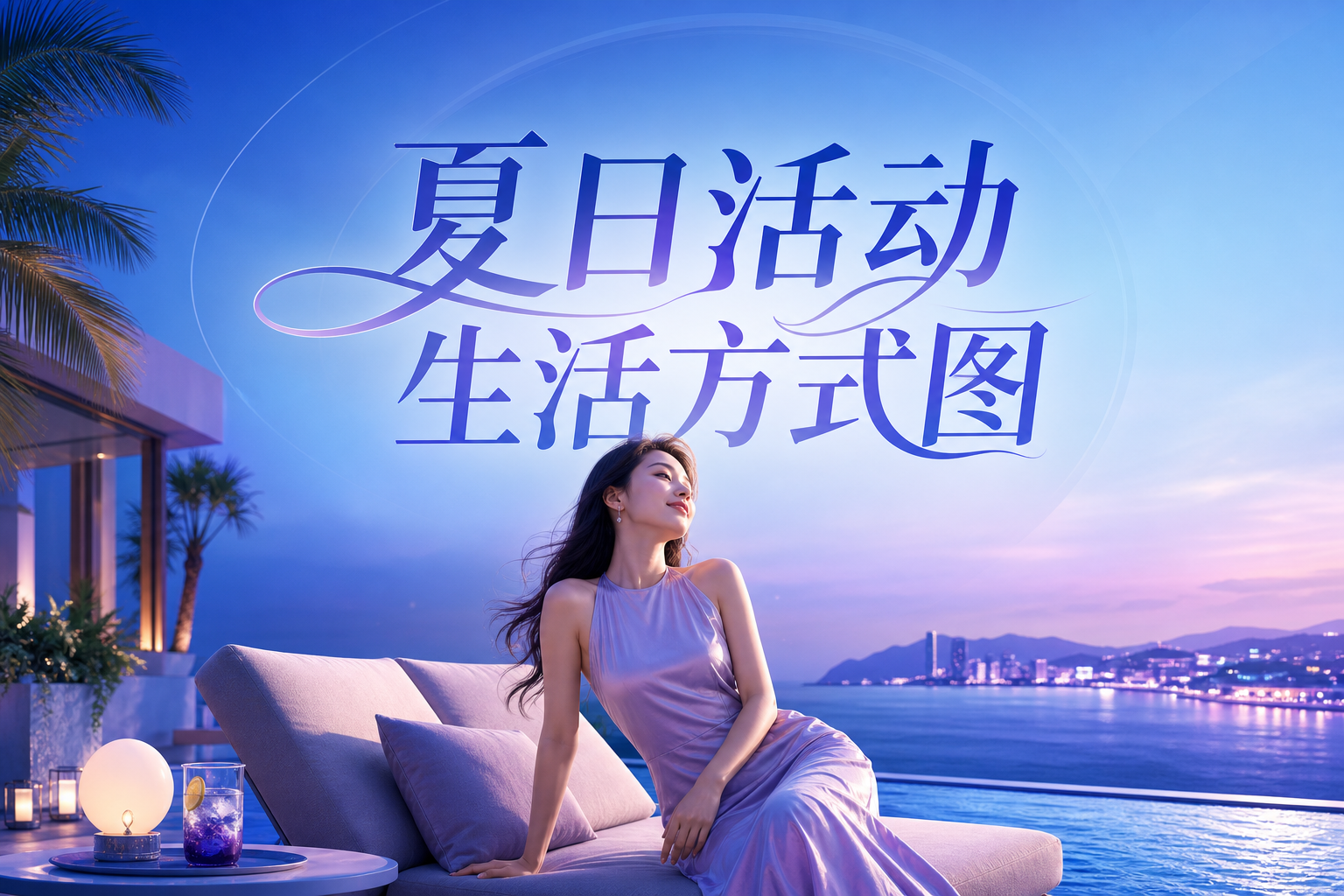 夏日活动生活方式图 - 活动海报