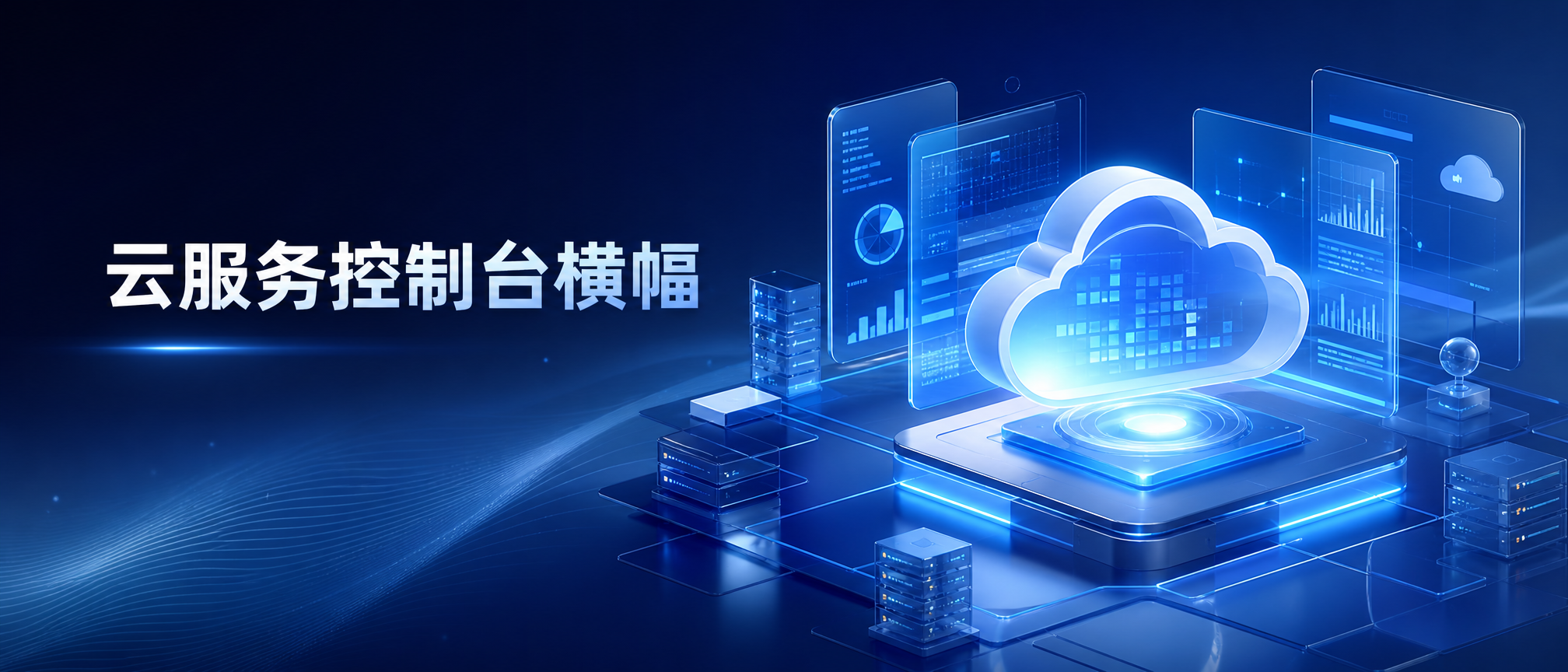 云服务控制台横幅 - 科技Banner
