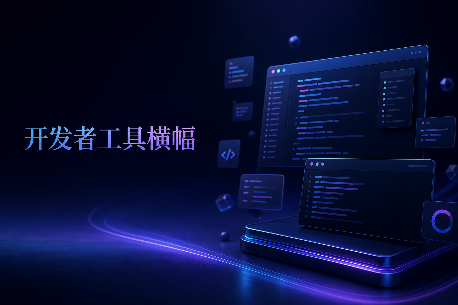 开发者工具横幅 - 科技Banner