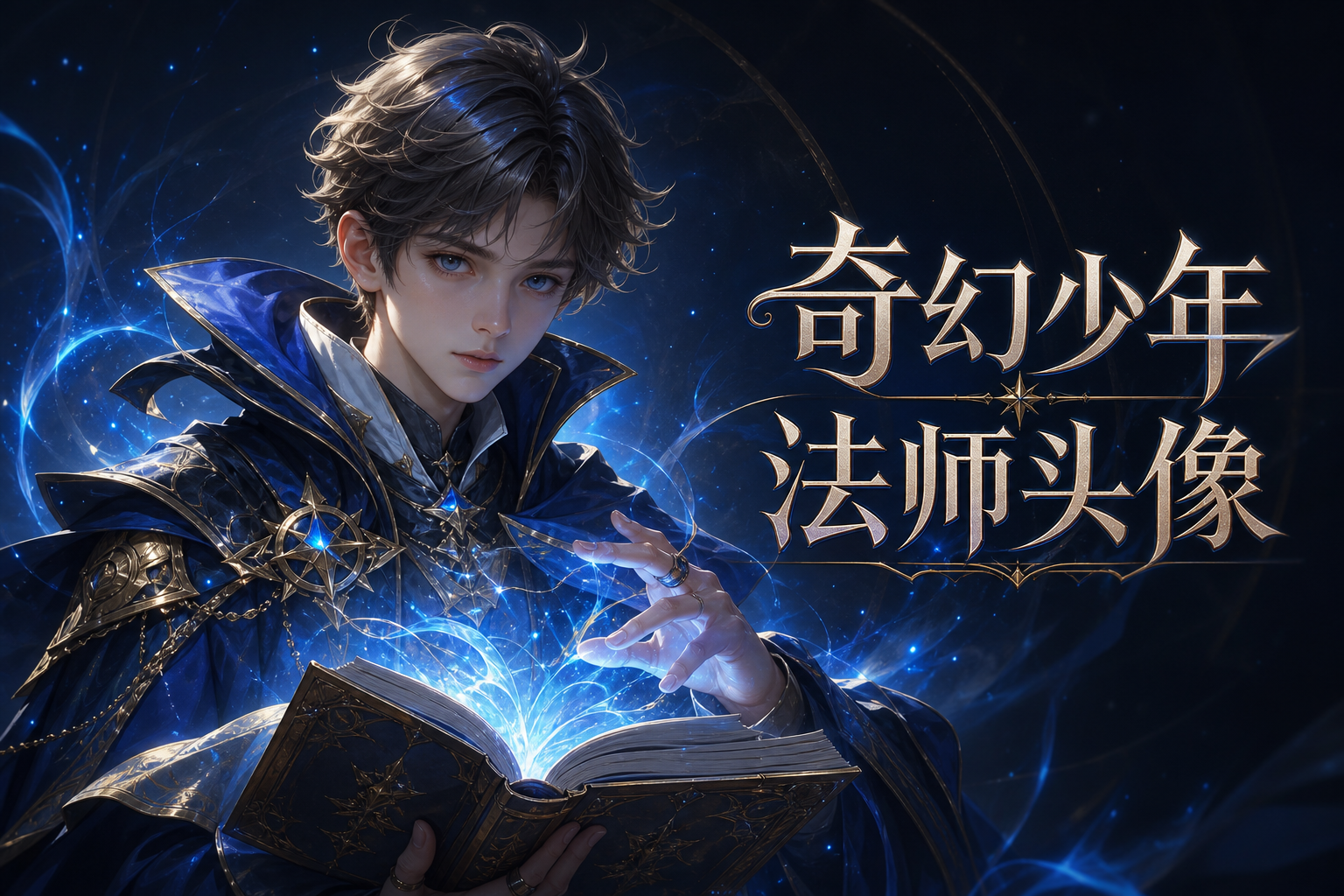 奇幻少年法师头像 - IP 角色头像