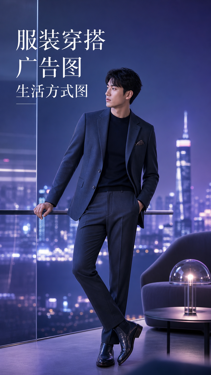 服装穿搭广告图生活方式图 - 服装穿搭