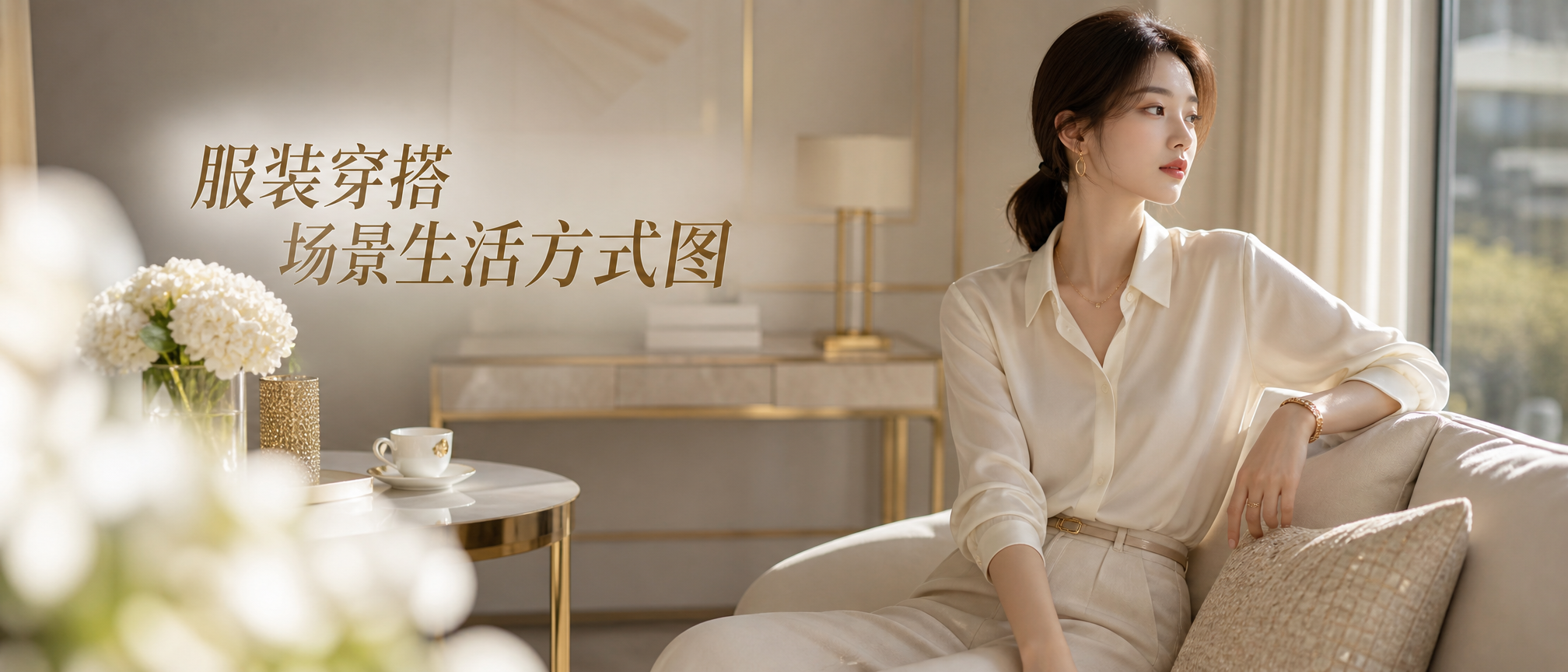 服装穿搭场景生活方式图 - 服装穿搭