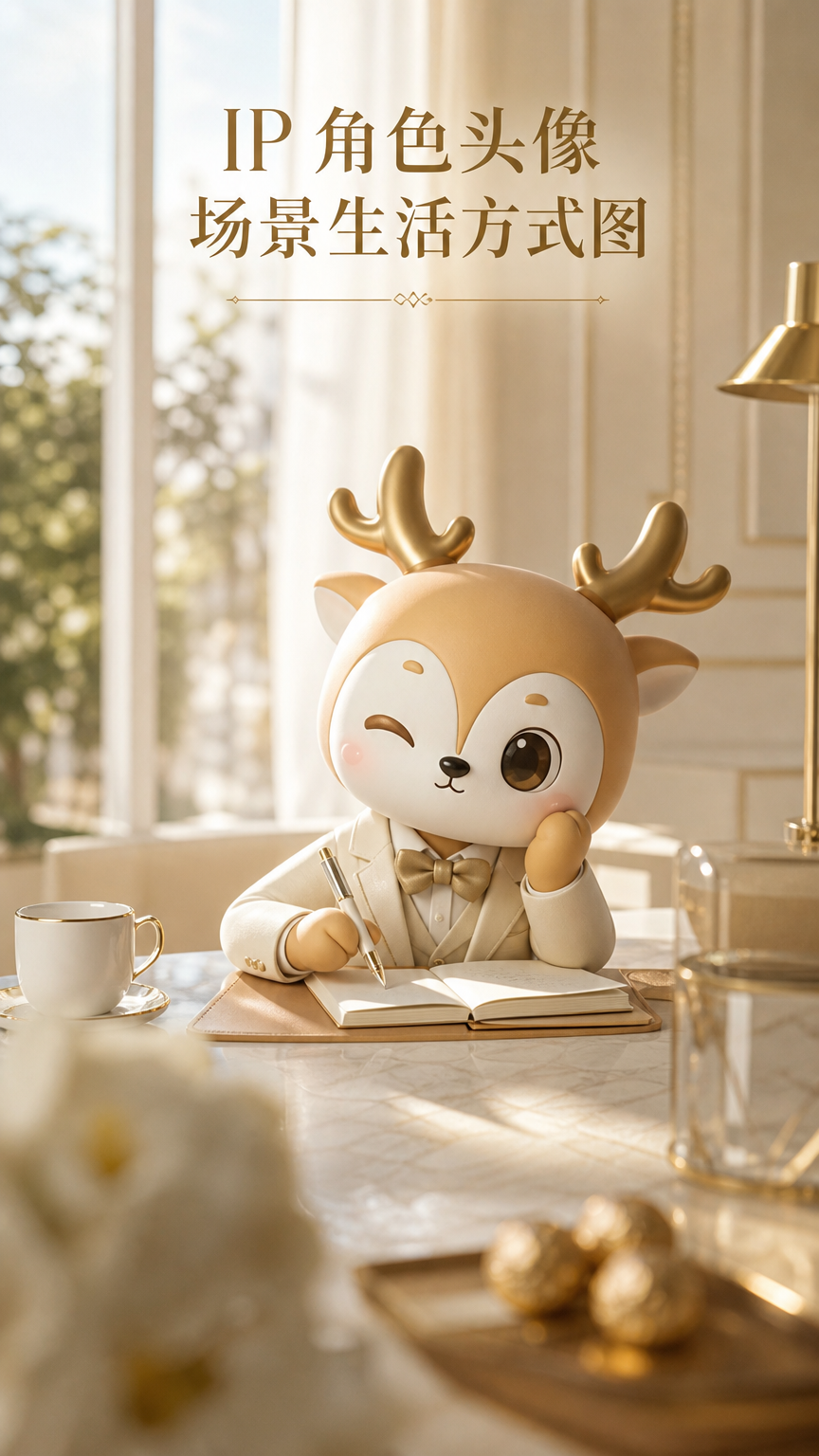 IP 角色头像场景生活方式图 - IP 角色头像
