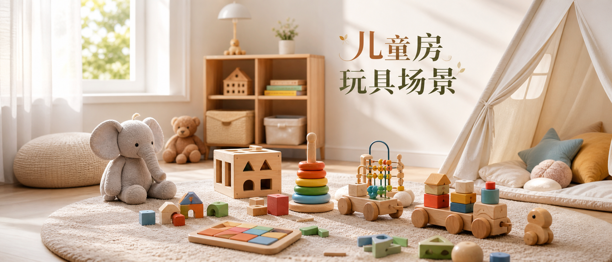 儿童房玩具场景 - 产品场景图