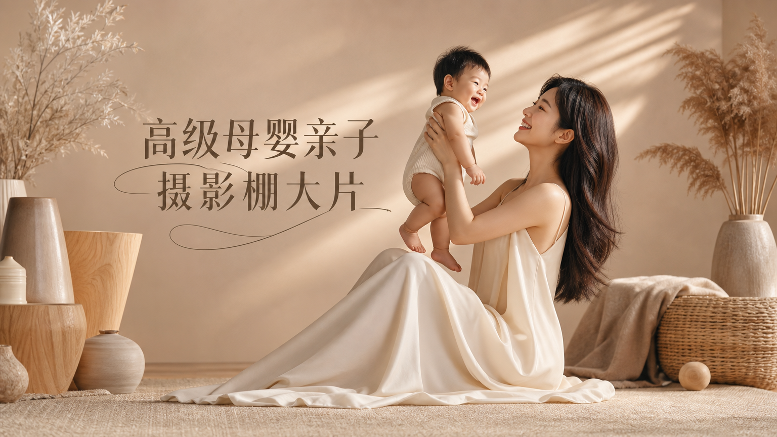高级母婴亲子摄影棚大片 - 母婴亲子