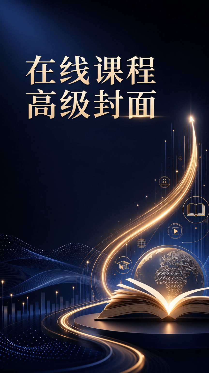 在线课程高级封面 - 活动海报