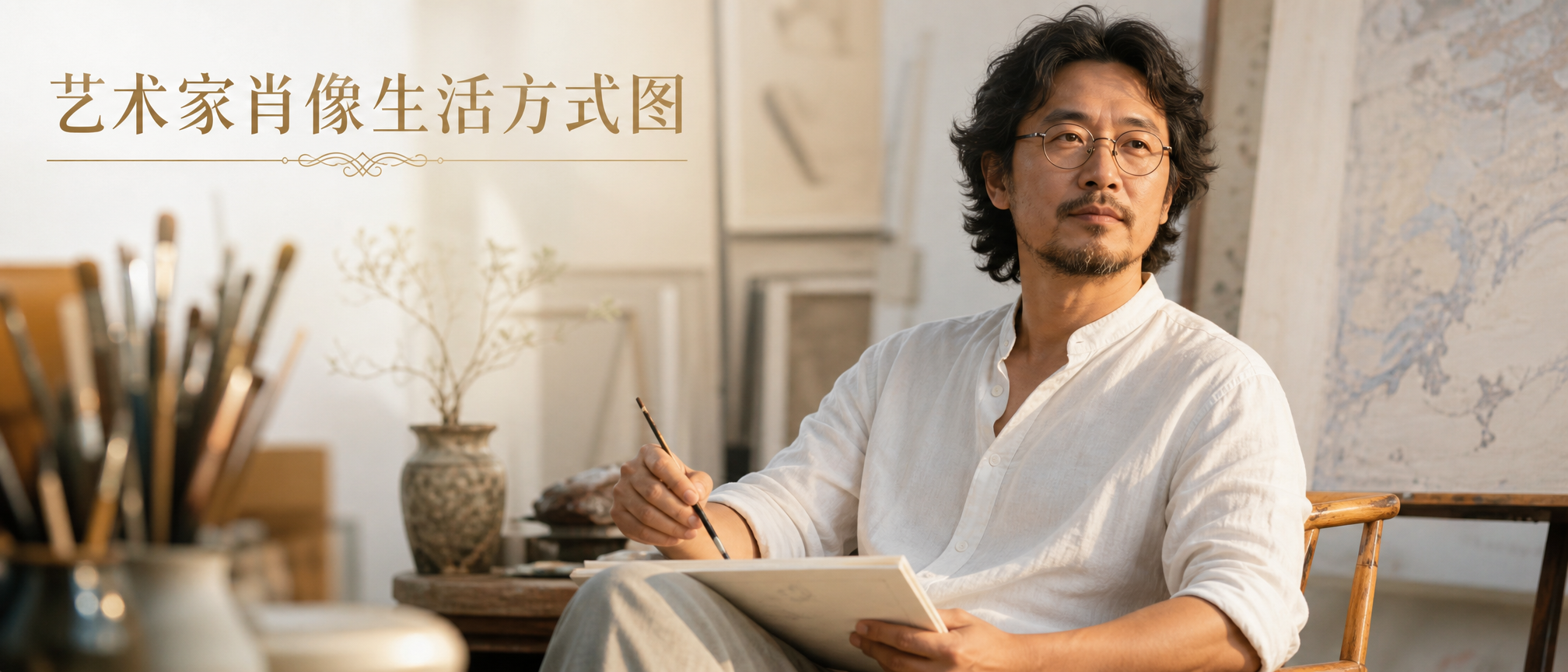艺术家肖像生活方式图 - 人像写真
