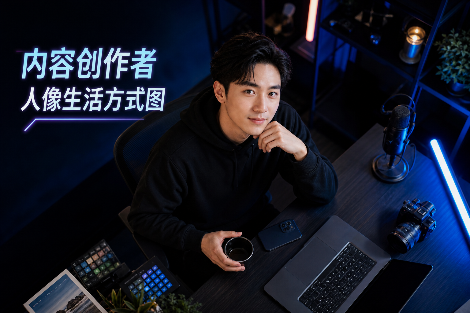 内容创作者人像生活方式图 - 人像写真