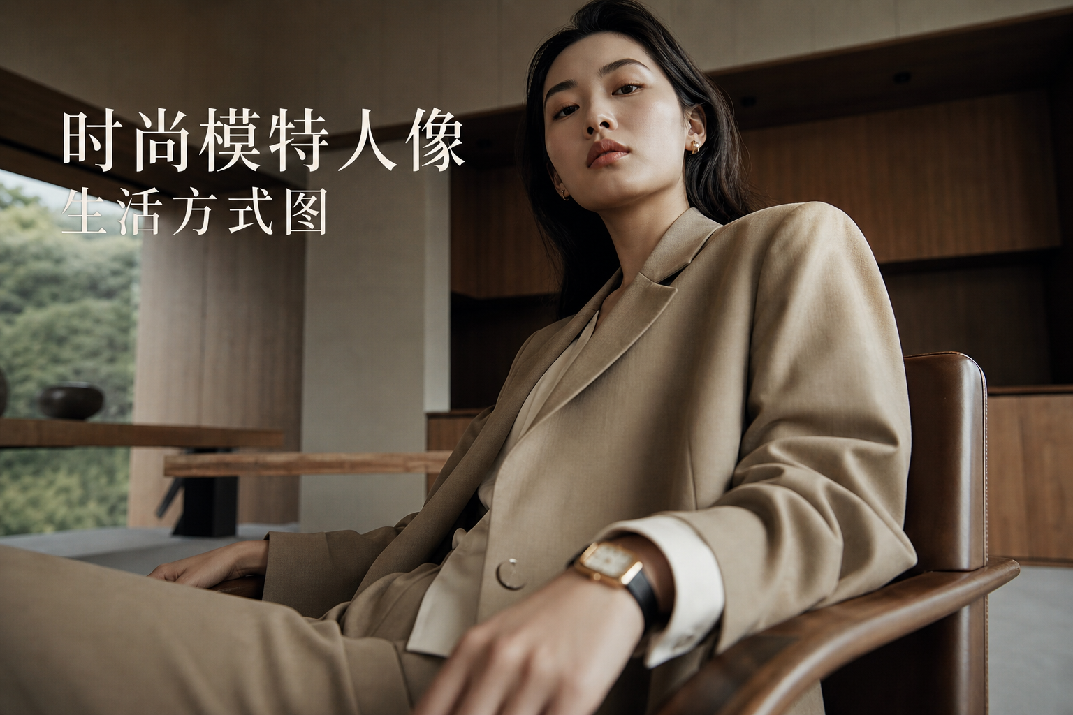 时尚模特人像生活方式图 - 人像写真