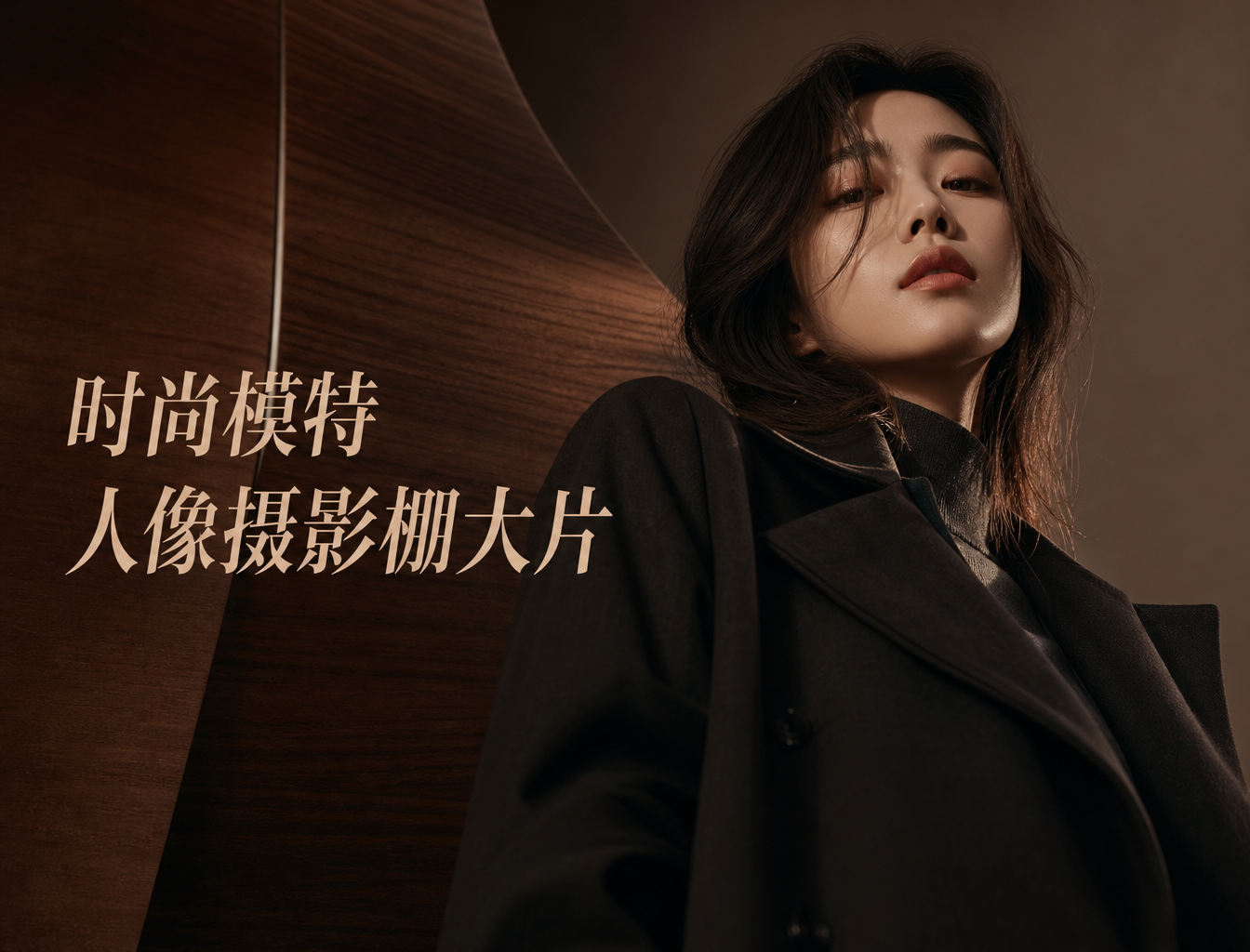 时尚模特人像摄影棚大片 - 人像写真