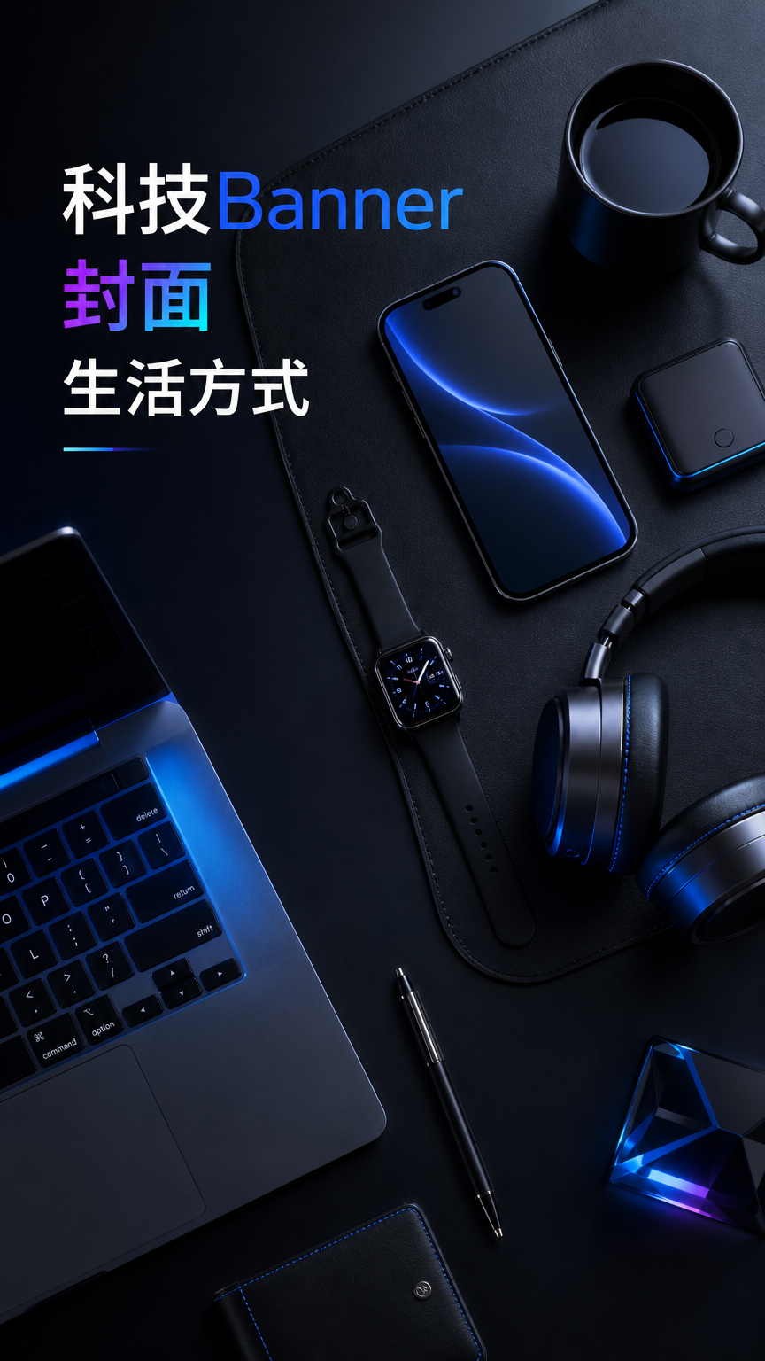 科技Banner封面生活方式图 - 科技Banner